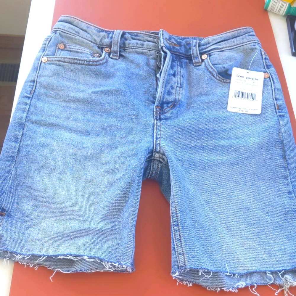 NWT Free People Jean Shorts